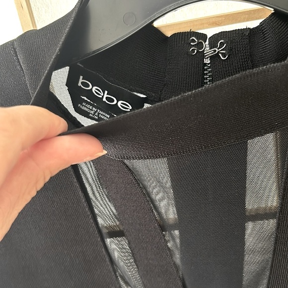 Bebe mesh body con dress - Picture 5 of 6